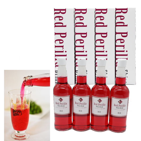 27】紫蘇三昧のしそドリンク 赤紫蘇4本セット【いわきの冬ギフト2025