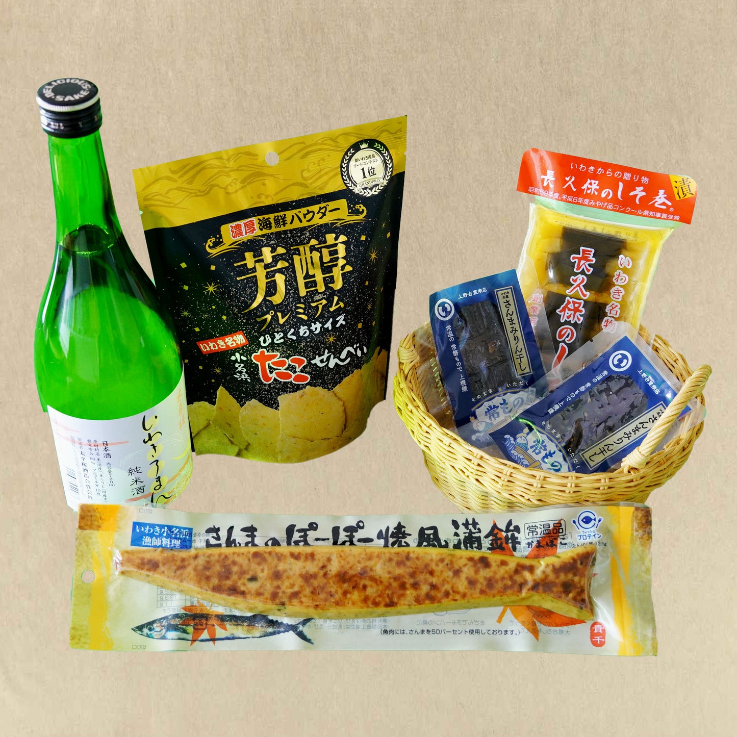 
                  
                    【04】地酒とおつまみセット【いわきの夏ギフト2026】
                  
                